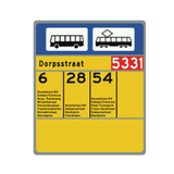 Trafikskilt L3 - Busstoppested / sporvognsstoppested